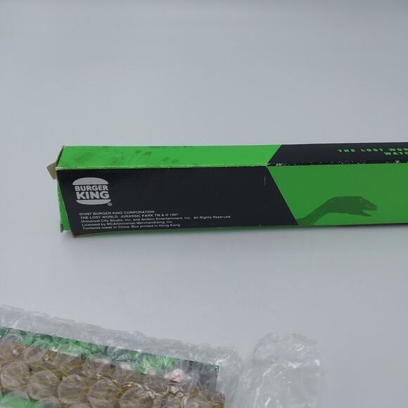 Vintage 1997 Burger‎ King Jurassic Park The Lost World Dino Eye Watch MIB - Picture 2 of 3